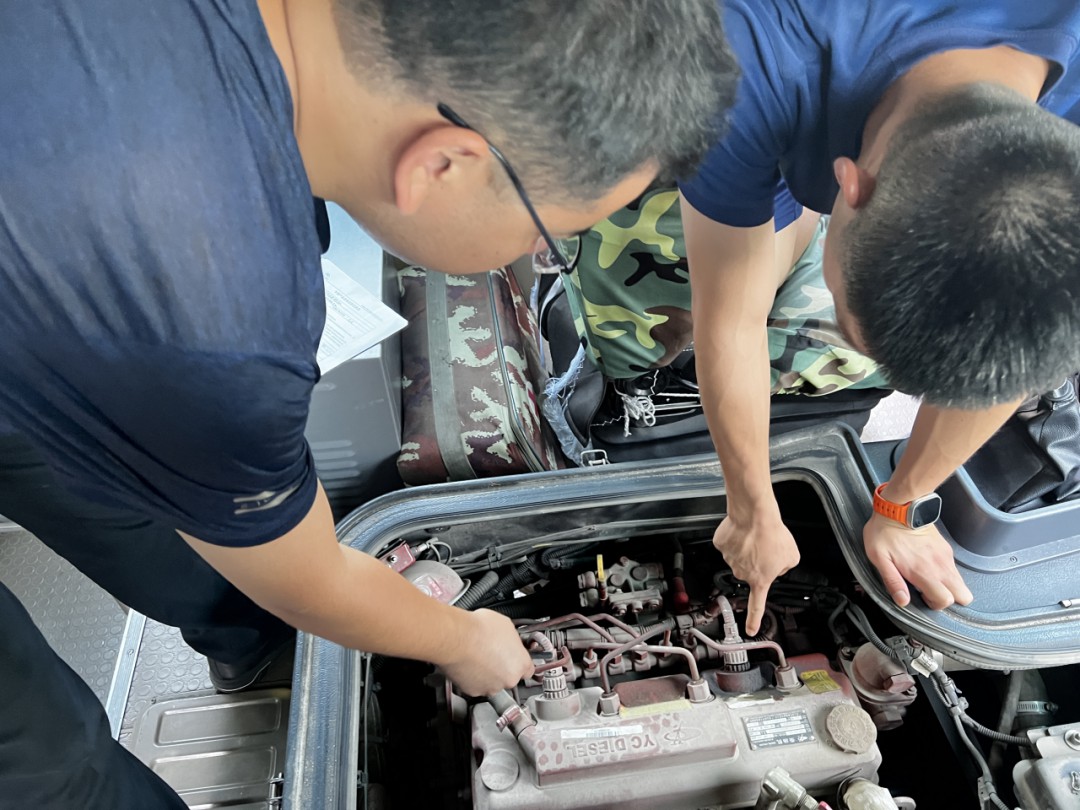 永利皇宫官网专用车森林消防车辆专项巡检行动中，全力筑牢森林“防火墙”！